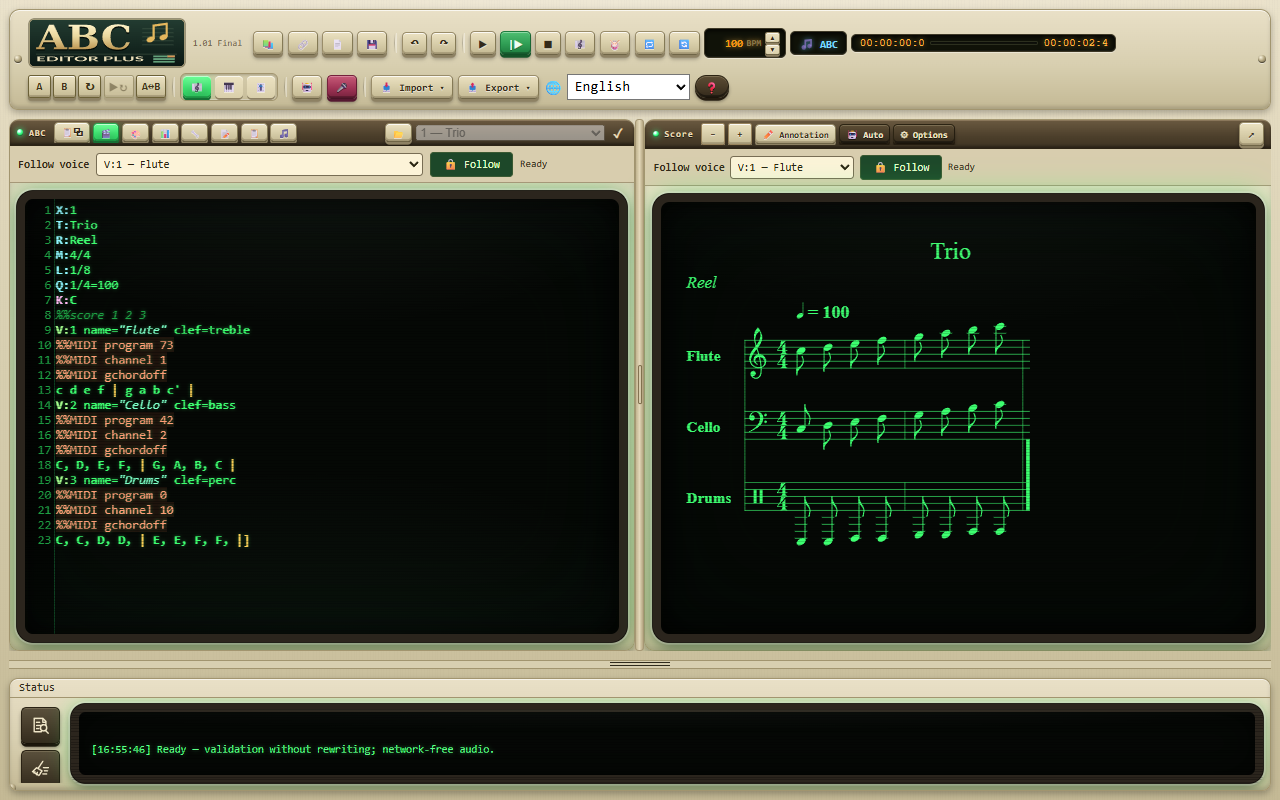 ABC Editor Plus