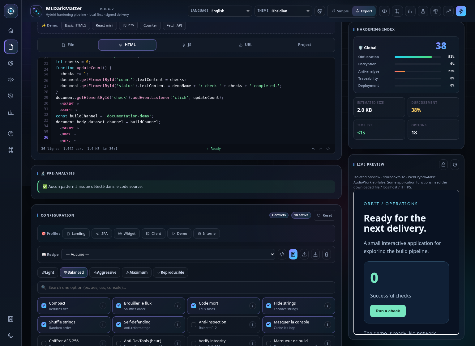 MLDarkMatter — Studio v10.4.2
